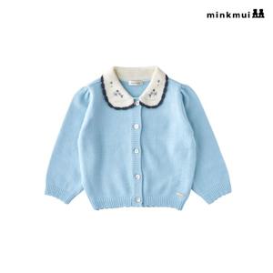 [밍크뮤]BL 블루모노자수가디건 35A15-200-03 35A1520003 출산백일돌선물