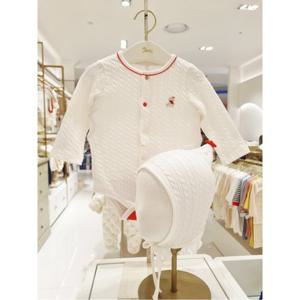 (에뜨와) (07S71790M) ( 출산백일선물)리노바디수트SET(아이보리) (유아/출산/백일/돌선물/조카선물)