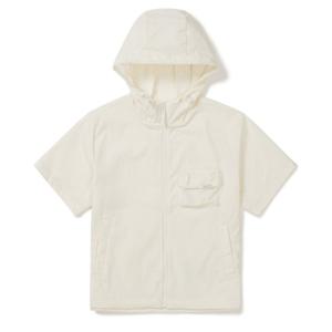 스노우피크 루트 여성 후드 반팔 바람막이 S25MWRWB63 BI CC