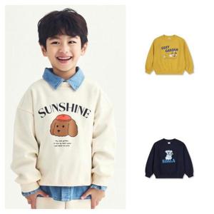 탑텐키즈 MKF1TR1101 버비 더블니트 그래픽 스웨스셔츠
