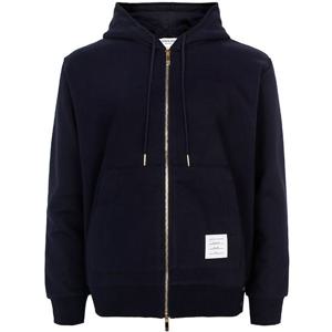 톰브라운 25FW 네이비 백 RWB 후드 집업 자켓 MJT153A 03377 415