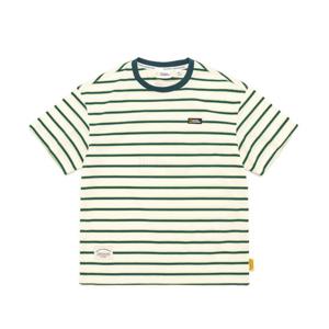 내셔널지오그래픽 키즈 K232UTS910 스트라이프 반팔티 GREEN