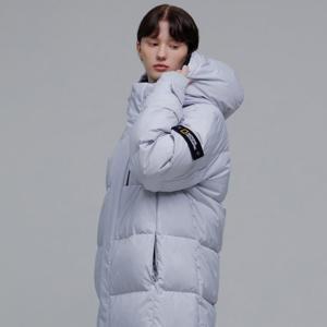 내셔널지오그래픽 N234UDW860 카이만 롱 구스 다운 점퍼 GREY