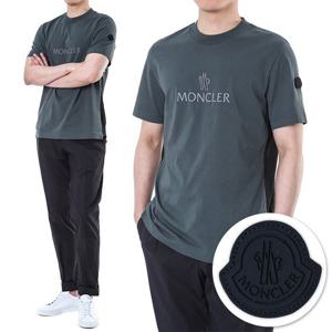 몽클레어 사이드밴딩 라운드티셔츠/8C00060 829H8 877