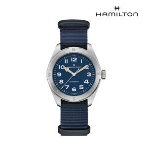 [해밀턴]H70315940 카키 필드 익스페디션 41mm 블루 다이얼