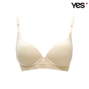 [예스]크림 아웃밴드 노와이어 브라 YSWBA471