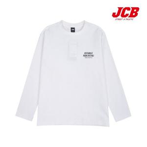 [JCB]남아 베이직 화이트 분또 티셔츠 (JBK8R510BSW)