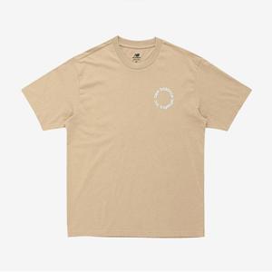 뉴발란스반팔티 LQJ NBNED4S241-85 MEN Circular Logo 그래픽 반