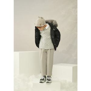 빈판교12 FW BY63PT03BG 베이지 져지 배기팬츠