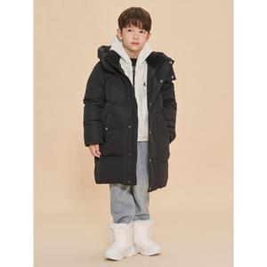 [35%OFF][빈폴키즈] 베이직 덕다운 롱패딩  블랙 (BI4X38U045)
