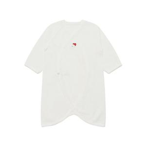 [블루독베이비8] SS25 러브도기배내가운 HJ (4517000102) (BLUEDOG BABY 유아 출산 백일 선물 도트 강아지