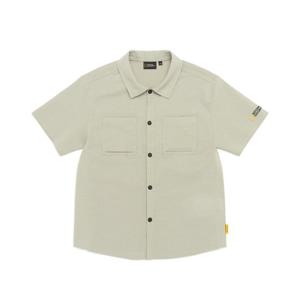 내셔널지오그래픽 키즈 K232USH010 무스 아트웍 반팔 셔츠 LAUREL OAK