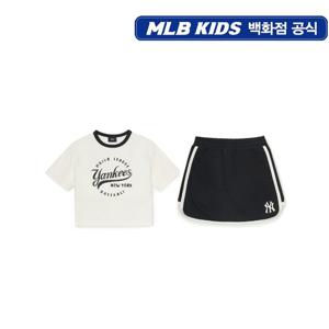 MLB키즈 스티릿 여아 티셔츠세트 (7FS1V1253CRS)