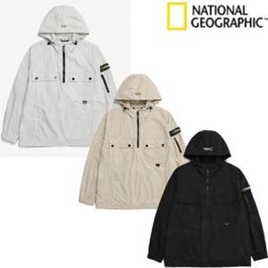 내셔널지오그래픽 N231UFT031 오리타 우븐 아웃포켓 TRAINING HOODY ANORAK