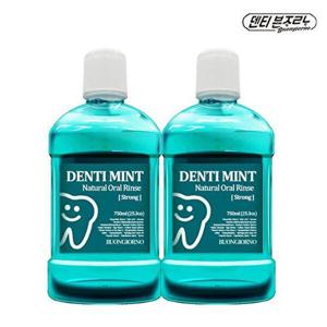 [아토세이프]덴티본조르노 가글 구강청결제 스트롱 750ml 2개