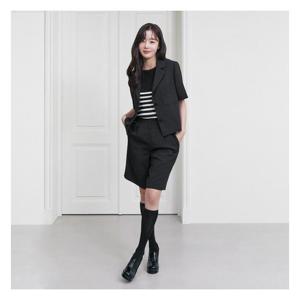 [꼼빠니아][꼼빠니아]루즈핏 5부 팬츠-CU24TP3001054A