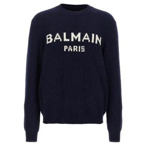 BALMAIN 로고 울 스웨터 DH1KD000KG97SAJ