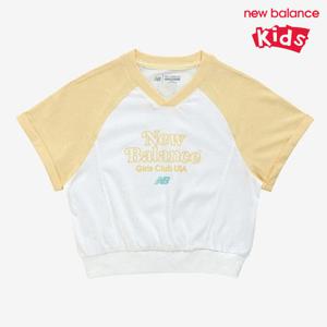 [뉴발란스]뉴발란스 키즈 BASIC 래글런 배색 반팔티 NK9EFB209U-