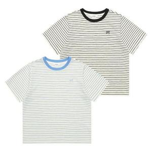 에꼴리에 세이브존03 4부 내추럴 슬럽 스트라이프티 25B5451-BK/BL