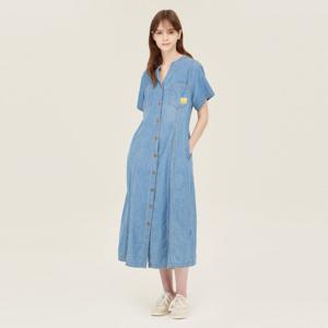 [베네통]코끼리 자수 데님 원피스 BAOPF4531