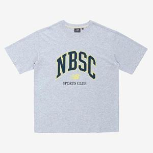 [뉴발란스]매장판 공용 NBSC 반팔티 라이트 그레이 NBNED23063-16