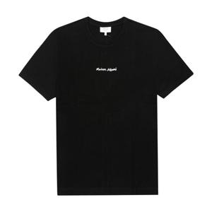 메종키츠네 OM00122KJ0119 P199 핸드라이팅 로고 자수 남성 반팔티