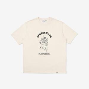 [휠라] SPORTS MATE 드로잉 반팔티셔츠(FE2RSE5115X_OWH)