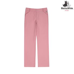 [블랙앤화이트]여성 이중직 세미 부츠컷 10부 팬츠 5004LXWN_PINK