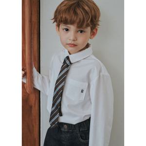 [빈]BZ53BL02WT 화이트 다이마루 셔츠 블라우스