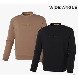 [와이드앵글]   WMU22272  남성 WG 픽셀 로고 맨투맨 티셔츠