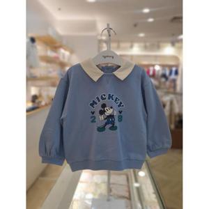 아가방 세이브존03 아가방 블루 디즈니 미키 카라 맨투맨 AT79R121002A