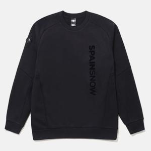 [데상트] 스페인 스키 스트레치 기모 맨투맨 SP321SHT91BLK0 긴팔티