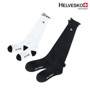 헬베스코 여성 프릴 포인트 골프 니삭스 H3AWSC056