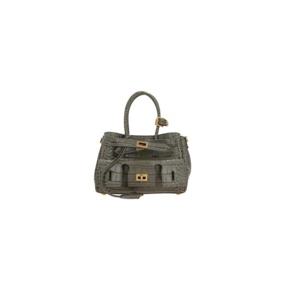발렌시아가 토트백 8357322AB0X3258 ARMY GREY