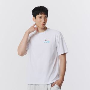 빅터 배드민턴의류 CHEER UP SHUTTLE 남녀공용 오버핏 티셔츠 (VT25CTO208U)