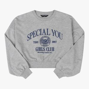 [더데이걸]힙 로고 크롭 스웨트셔츠 (2컬러)TGMA25W0100