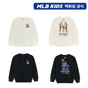[MLB키즈PG] 스트릿 베이직 체크 아플리케 맨투맨 2종 택1 (7AMTB1254)
