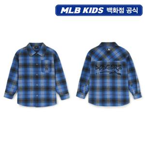 [MLB키즈PG] 스트릿 플란넬 체크 셔츠 (7AWSB0154-07BLM)