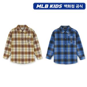 [MLB키즈PG] 스트릿 플란넬 체크 셔츠 2종 택1 (7AWSB0154)