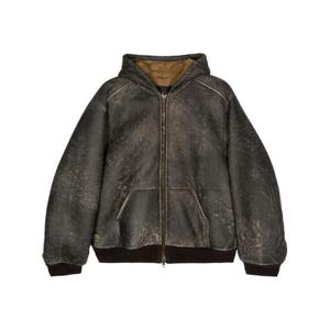 발렌시아가 가죽 자켓 790243 TQS062506 Brown