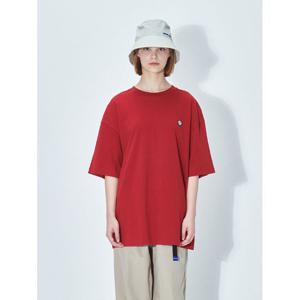 [팬암]라이프 백 프린트 반팔티셔츠 레드 POCCRT11020RE