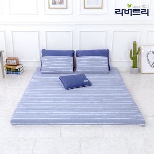숙면도우미 라텍스 토퍼/매트리스 5cm 슈퍼싱글+겉커버