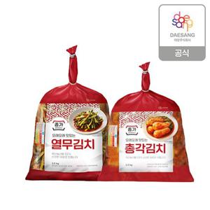 종가 총각2.3kg/열무김치2.5kg 골라담기