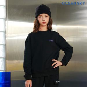 [오션스카이] 여아 그래픽 기모 맨투맨 티셔츠-BFJG5165D03