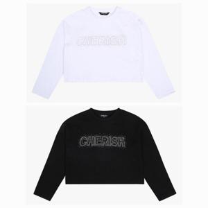 [더데이걸]얇은크롭긴팔티셔츠TGLA24101