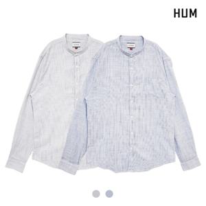 [HUM][HUM]남)40수 코튼슬럽 헨리넥 슬럽셔츠(FHMECSL104P)