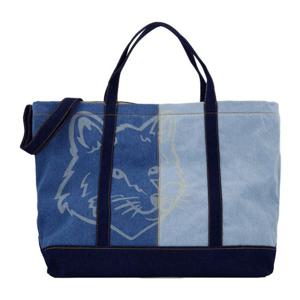 메종키츠네 폭스 헤드 데님 토트백 MW05109WW5022 WASHED INDIG