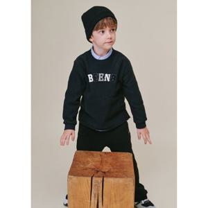 빈판교12 FW BY61TS05NV 네이비 아플리케 자수 포인트 티셔츠