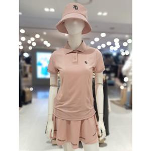 [파리게이츠] 25SS 여름 메쉬블록 카라 반팔 티셔츠 (521E1TO101PK)