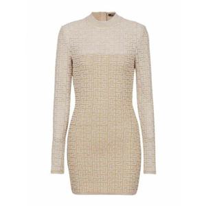 [BALMAIN] 라프리마 여성 숏 원피스 DF2R8029KH69GFM 베이지 /8